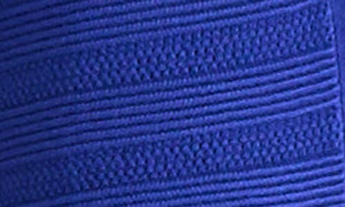 Kasper Kissing Front Ottoman Stitch Cardigan In Blue