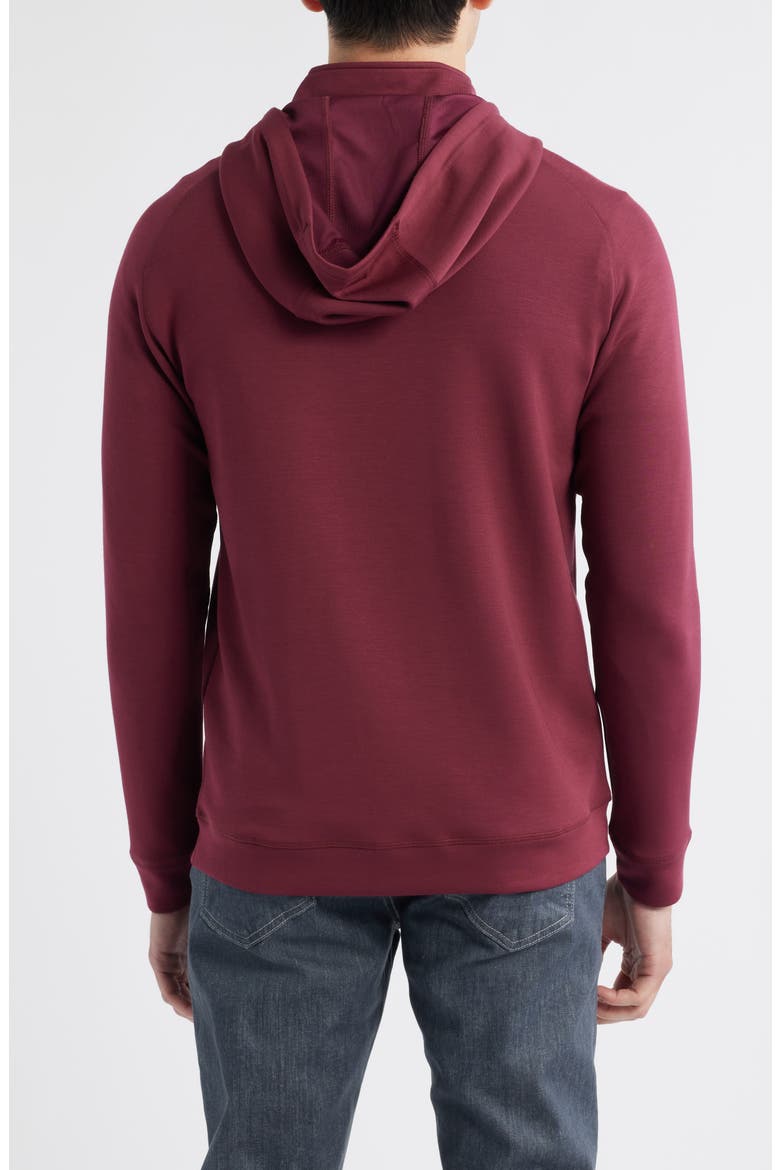 Half Zip Golf Hoodie, Alternate, color, MAROON