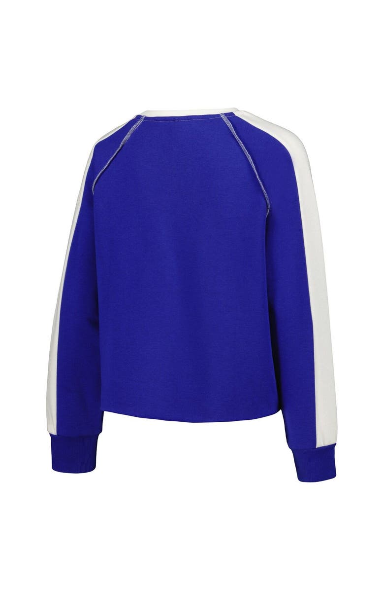 GAMEDAY COUTURE Women's Gameday Couture Royal Kentucky Wildcats Blindside Raglan Cropped Pullover Sweatshirt, Alternate, color, Royal
