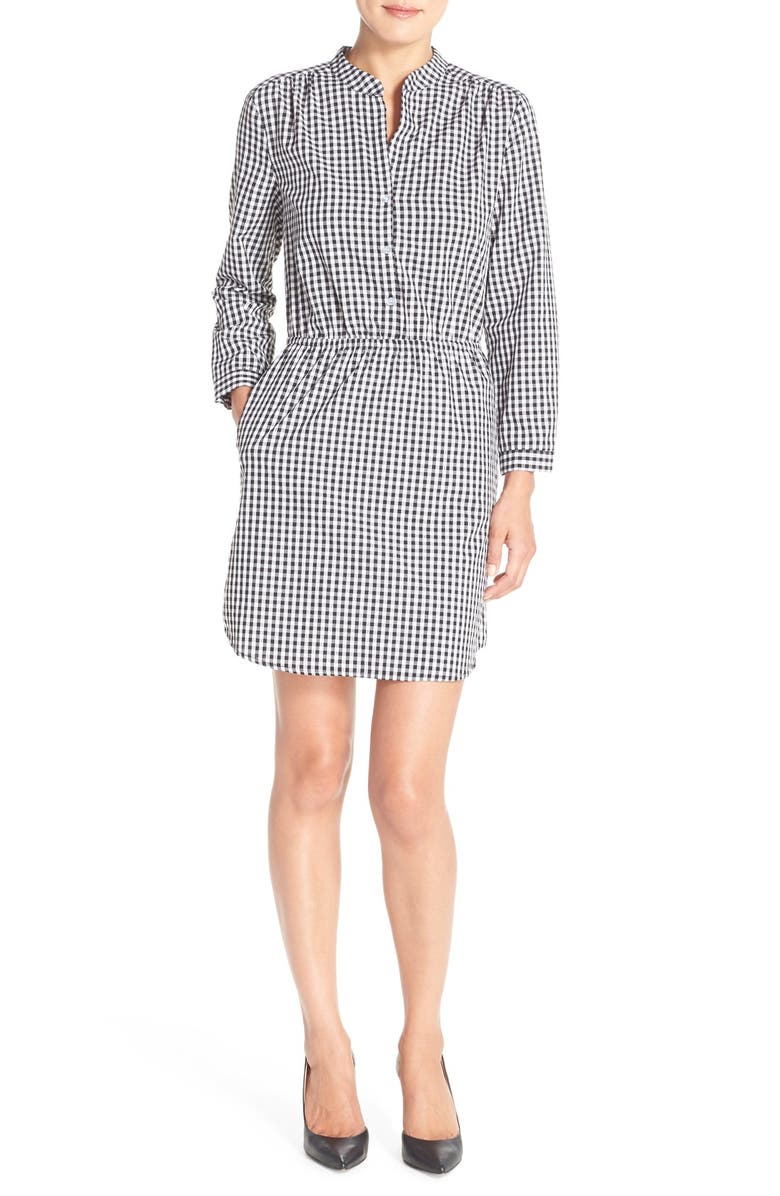 Charles Henry Gingham Woven Shirtdress, Alternate, color,