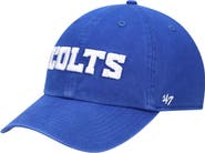 '47 Men's '47 Royal Indianapolis Colts Clean Up Script Adjustable Hat