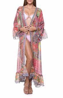 RANEES Ruffle Cover-Up Duster