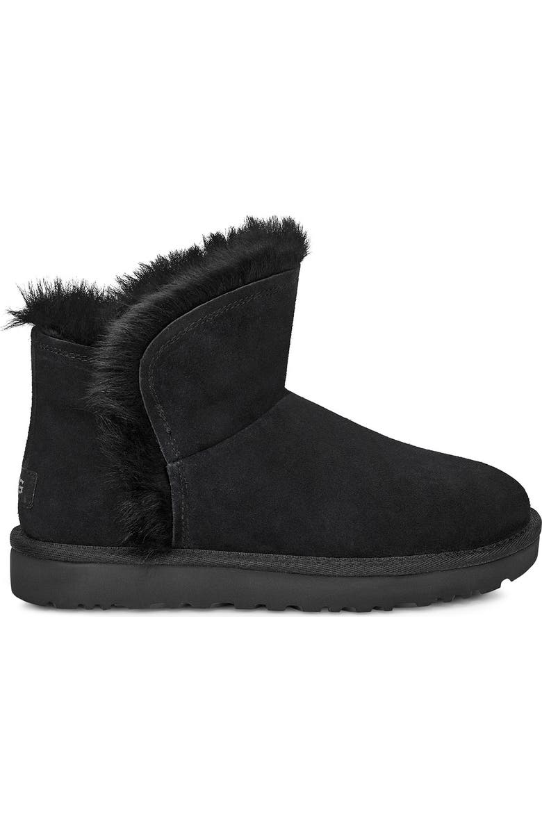 UGG<sup>®</sup> Classic Mini Fluff Genuine Shearling Bootie, Alternate, color,