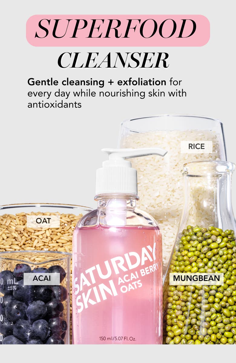 Saturday Skin Brightening Cleansing Gel, Alternate, color, 