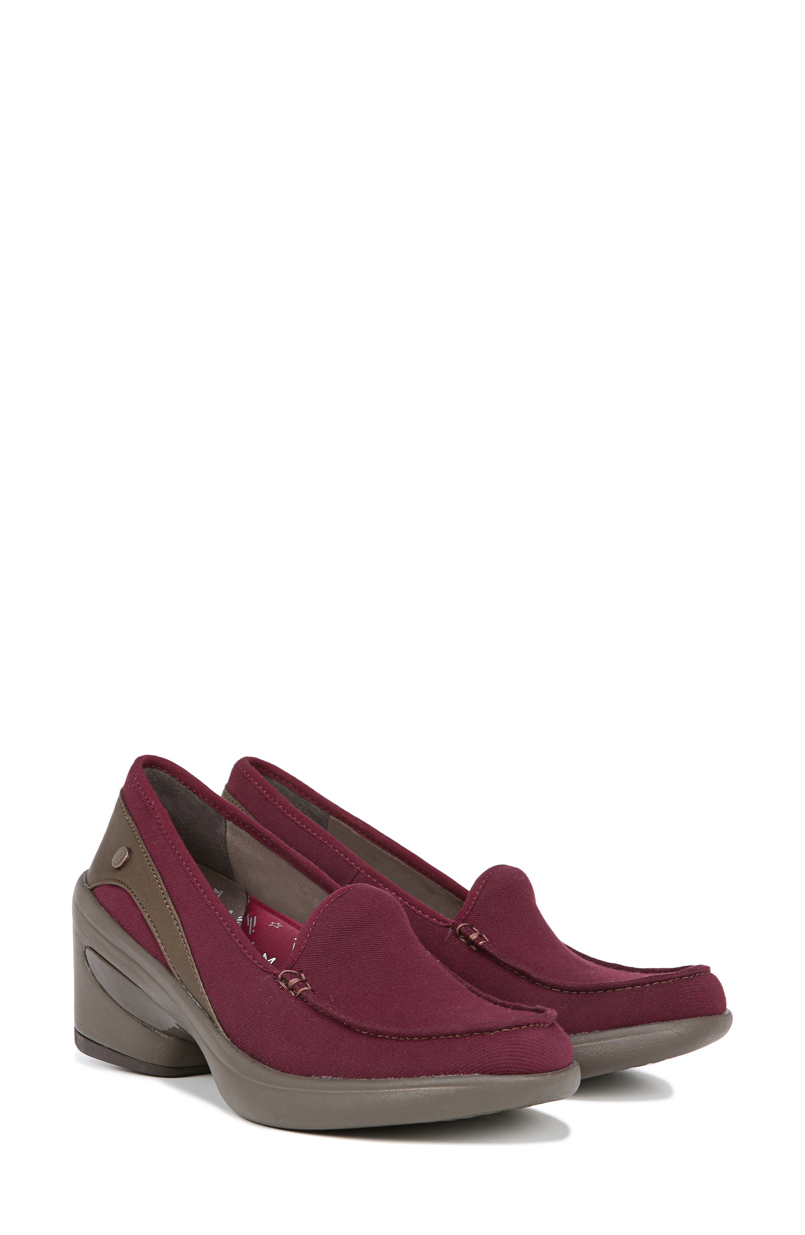Empress Pump, Main, color, DARK RED FABRIC