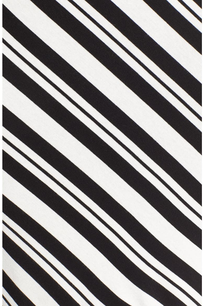 'Arrow Stripe' Midi Tube Skirt, Alternate, color, RICH BLACK
