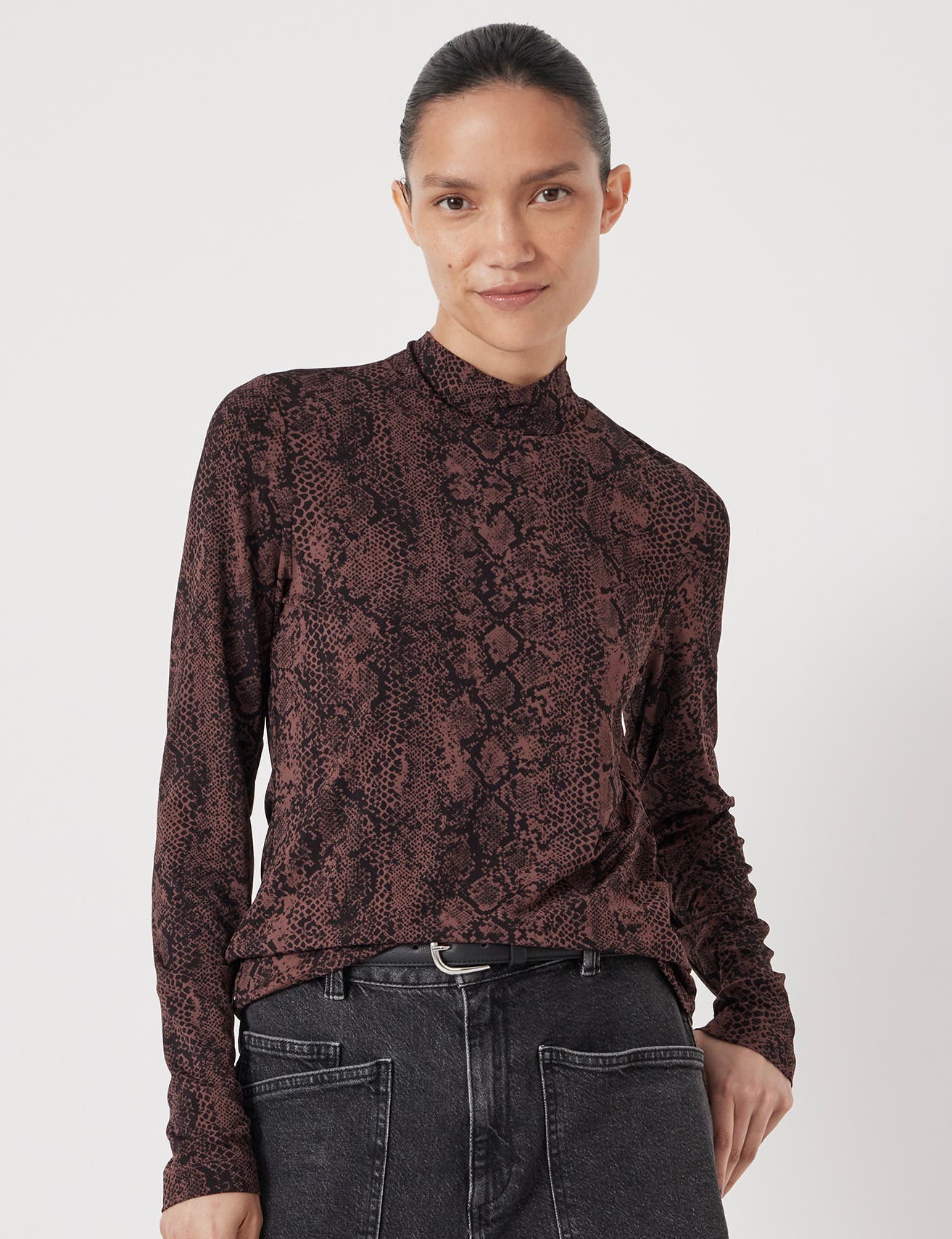 Printed Long Sleeve Top