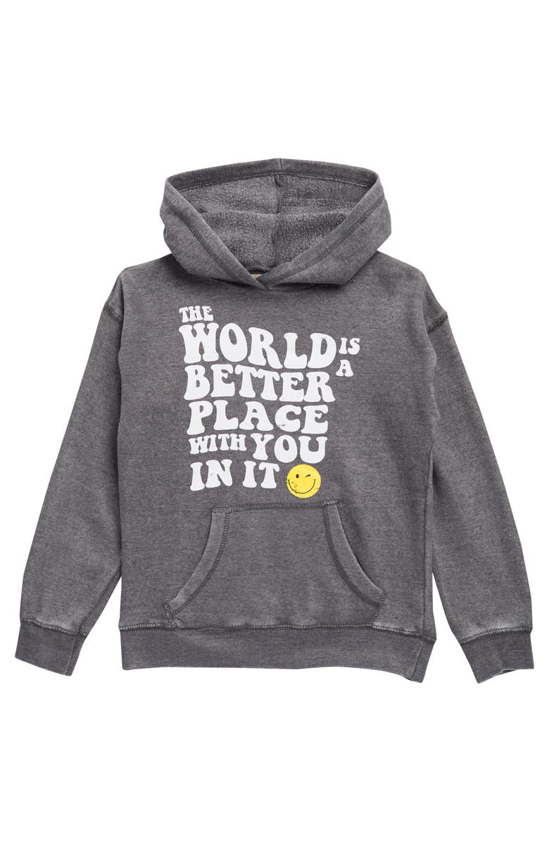 Vintage Havana Kids' Graphic Hoodie, Main, color,