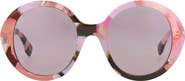 Gucci 54mm Round Sunglasses