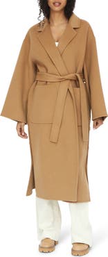 Belle & Bloom Wide Awake Split Hem Wool Blend Coat