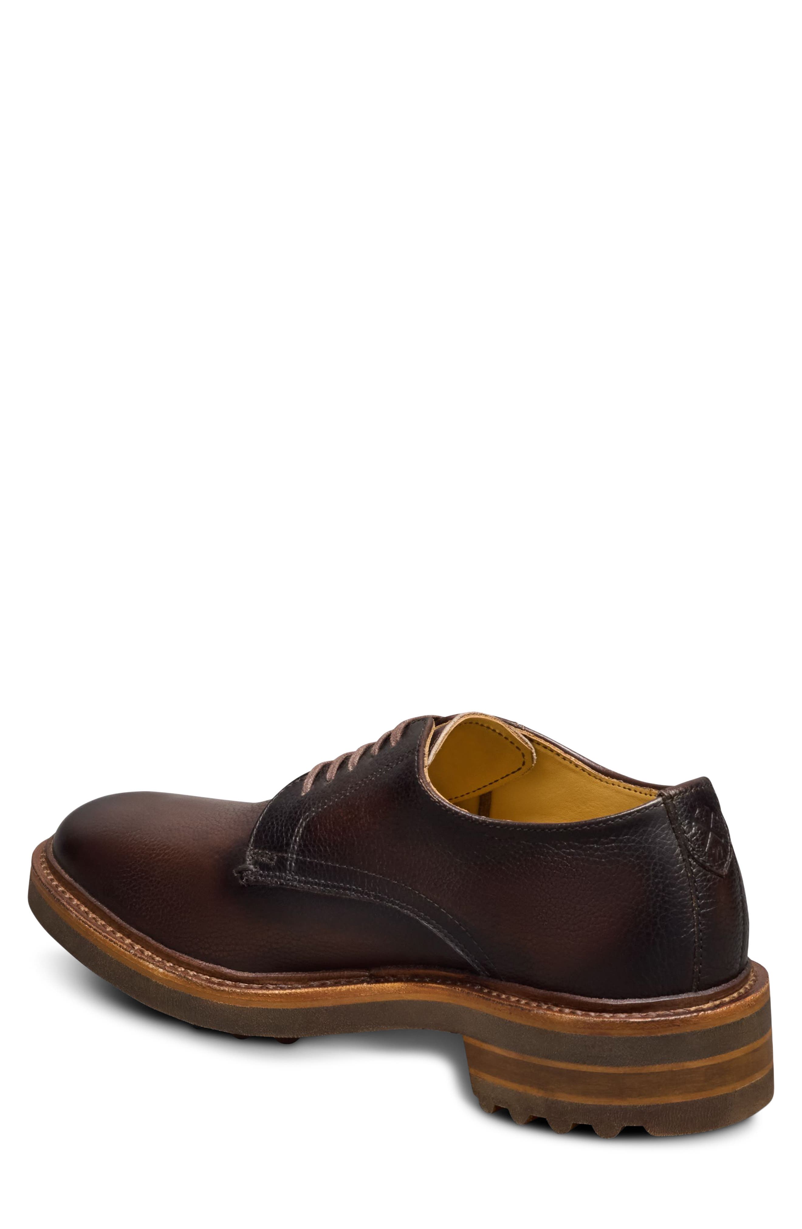 Noah Lugged Plain Toe Derby, Alternate, color, DARK BROWN