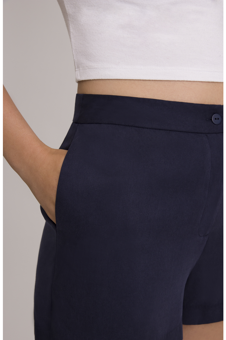 The Anywhere Short For Full Hips And Thighs, Alternate, color, Navy