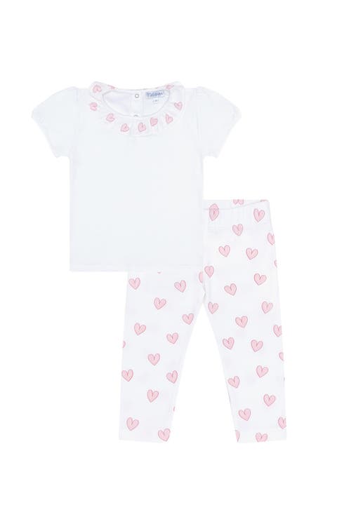 Pink Heart Tee-Leggings Set - Baby
