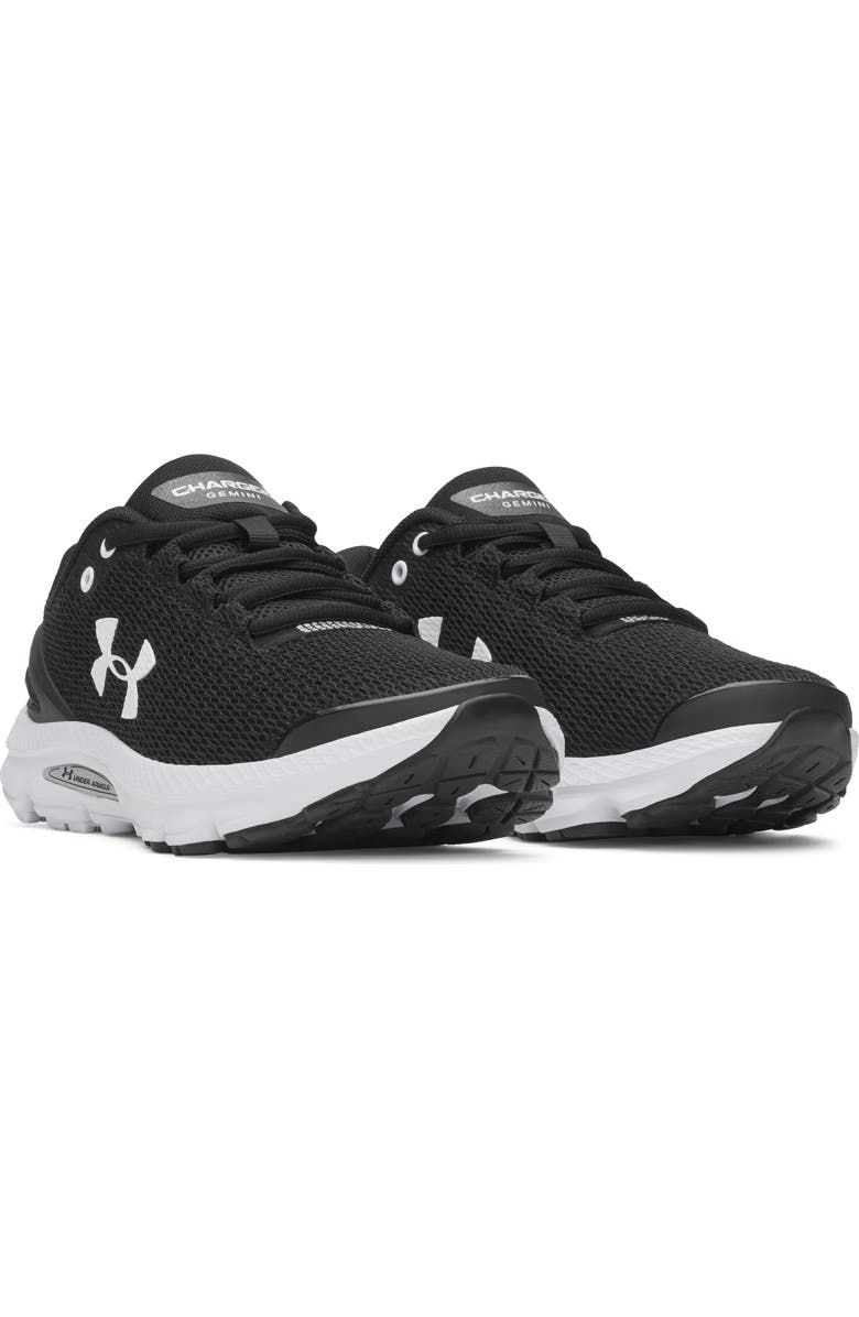 Under Armour Kids' Charged Gemini 2020 Running Shoe, Main, color, Black