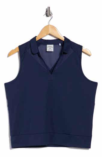 Callaway Mesh Panel Sleeveless Golf Top