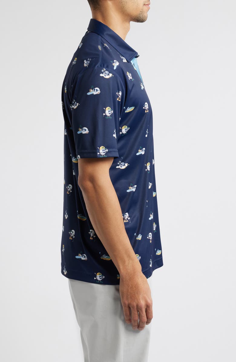 Swannies Meinke Print Golf Polo, Alternate, color, 