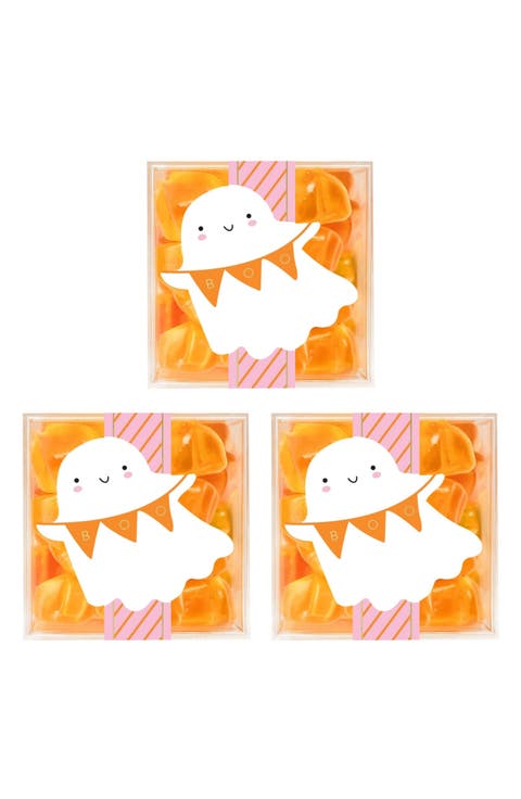 3-Pack Spooky Ghosts Candy Cubes