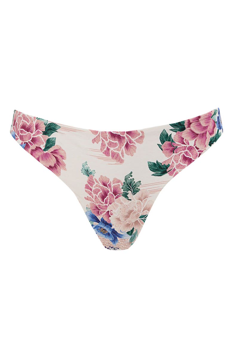 Agua Bendita Ilu Ivy Reversible Bikini Bottoms, Alternate, color, White