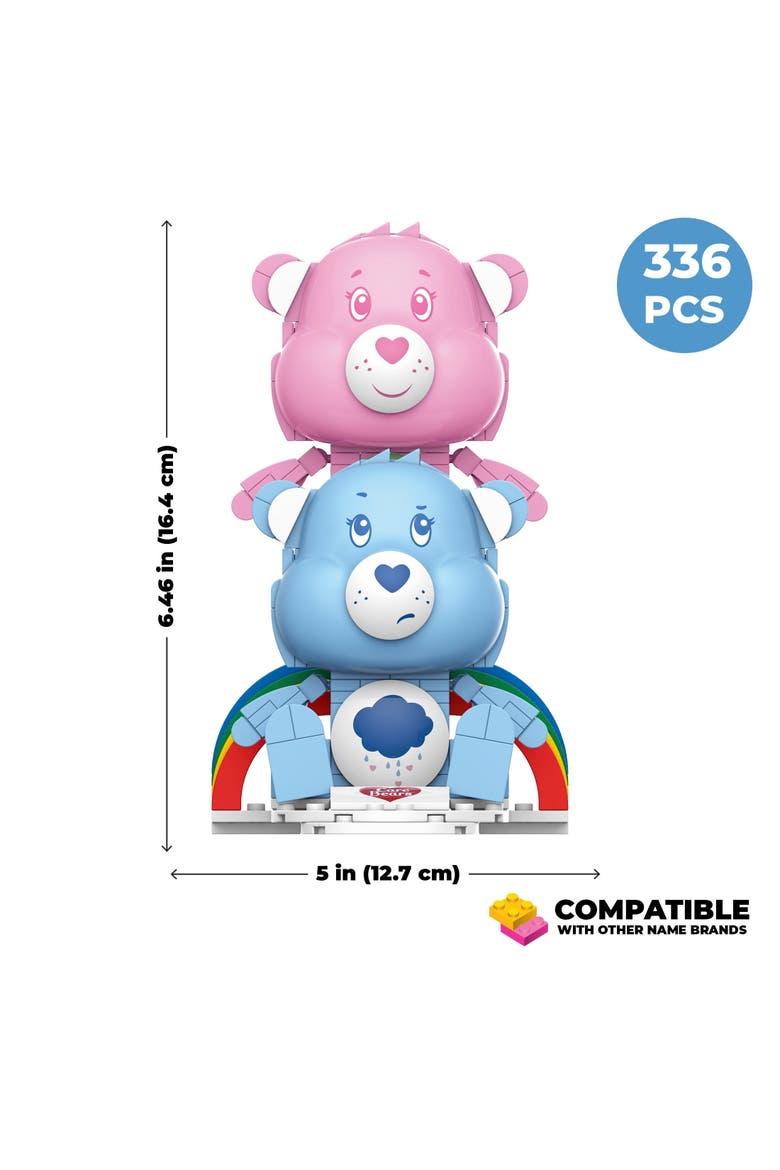 Care Bears Cheer Bear & Grumpy Bear Building Set, Alternate, color, Pink