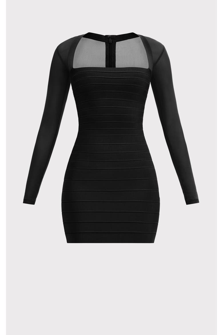 The Yasmin Dress, Alternate, color, BLACK