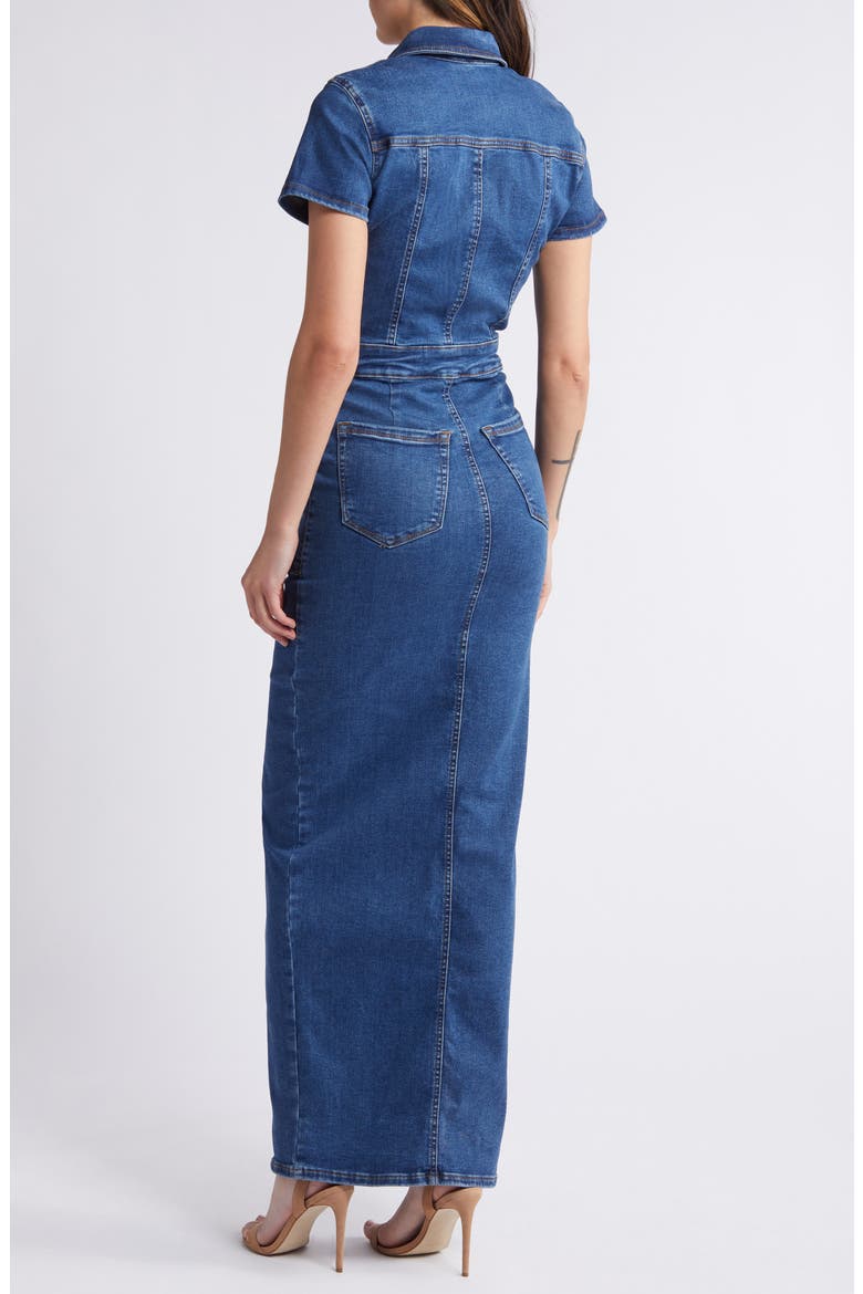Fit for Success Denim Maxi Dress, Alternate, color, INDIGO594