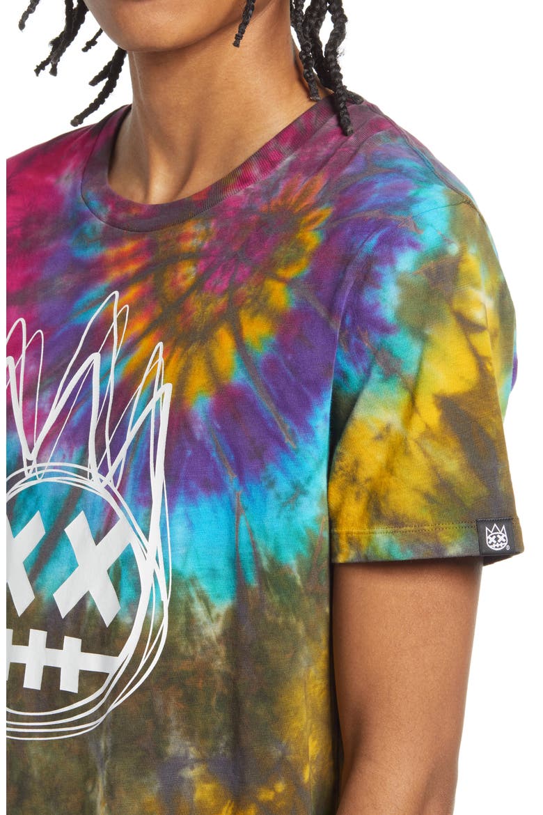 Men's Tie Dye Graphic Tee, Alternate, color, TIE DYE RAINBOW