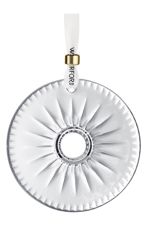 Waterford New Year Disc Firework Ornament In Transparent