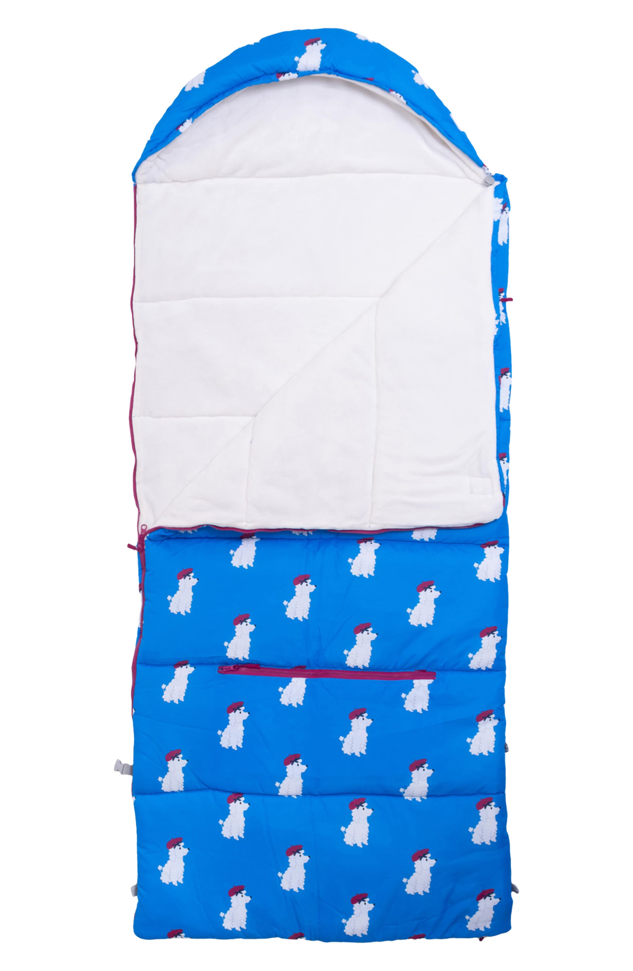 Kids' Sleep-N-Pack Sleeping Bag Backpack, Alternate, color, BLUE DOG