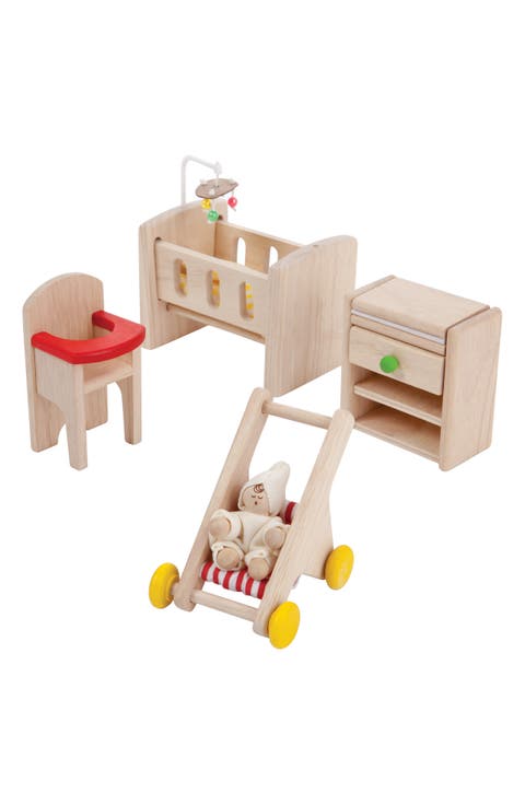 Classic Dollhouse Nursery Set