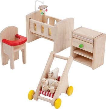 PlanToys Classic Dollhouse Nursery Set Nordstrom