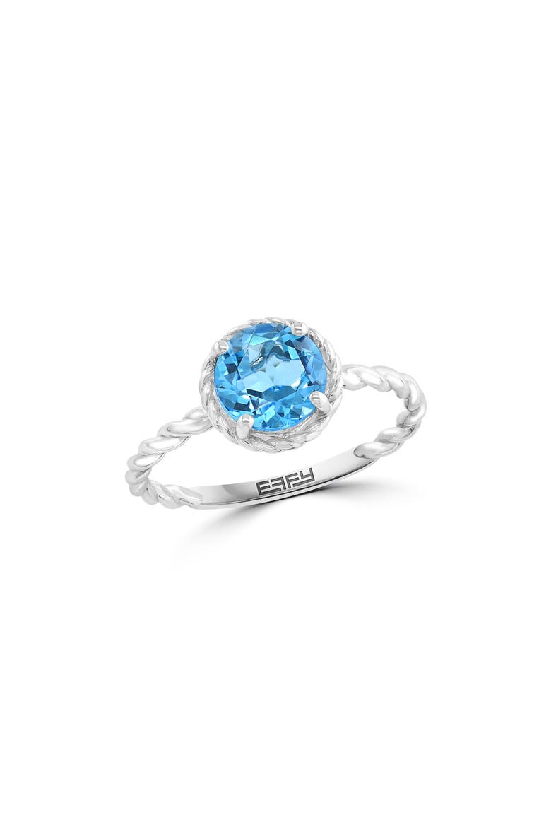 Blue Topaz Ring, Main, color, BLUE