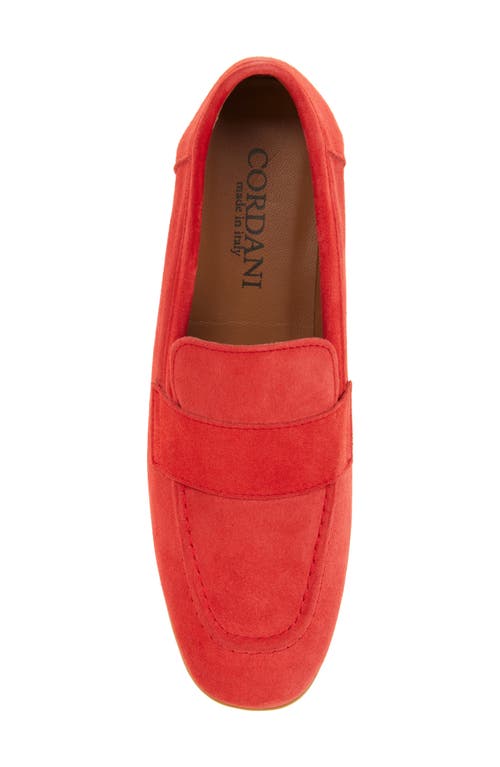 Cordani Ardelle Moc Toe Loafer In Red
