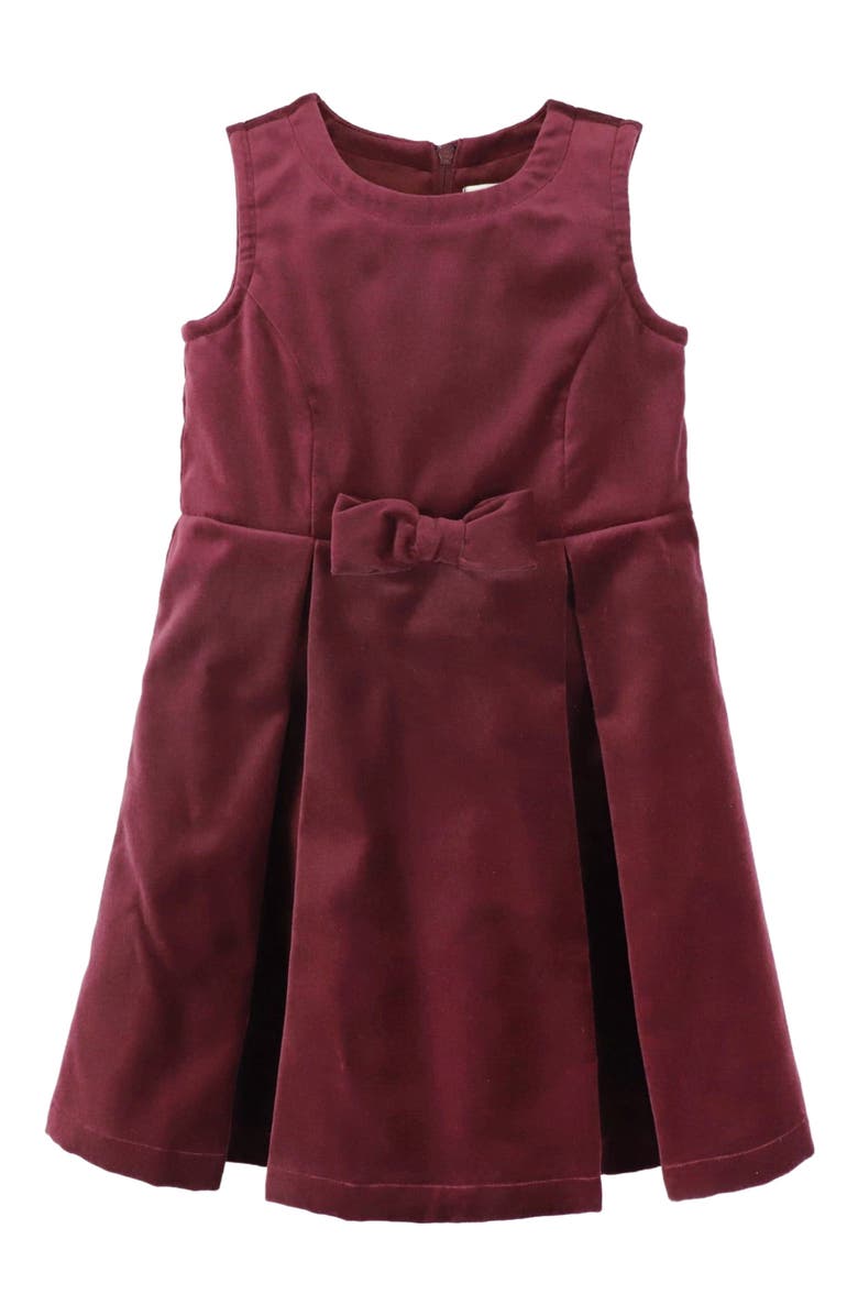 Hope 
Henry Girls
 Bow Front Jumper, Kids, Alternate, color, Wine Velvet