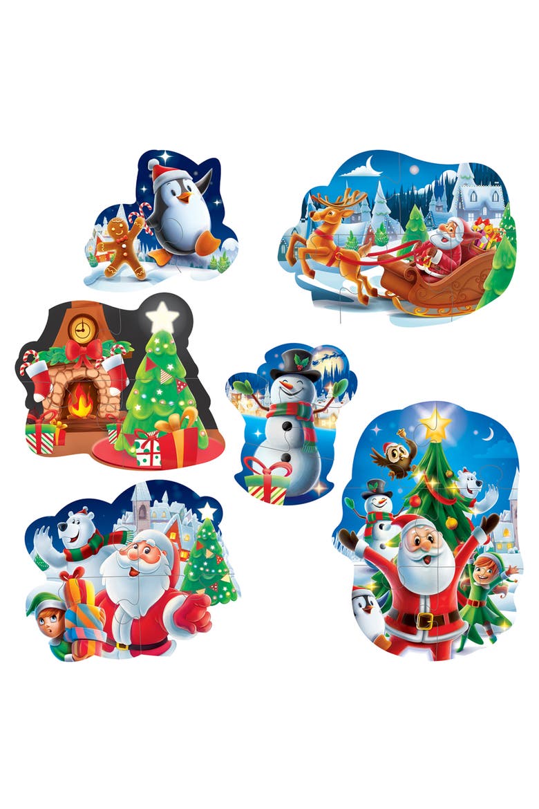 Candy Cane Kingdom 6-Pack Mini Puzzles, Alternate, color, Multicolor