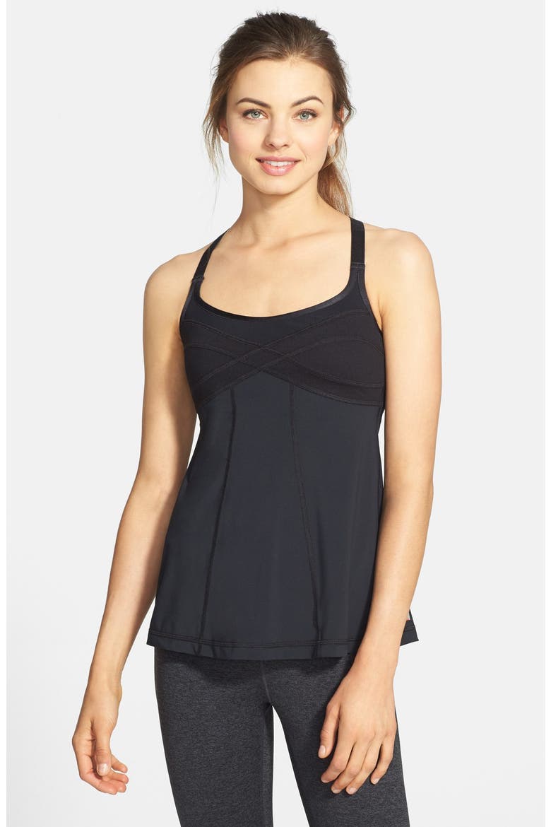 'Desire' Tank, Main, color, BLACK