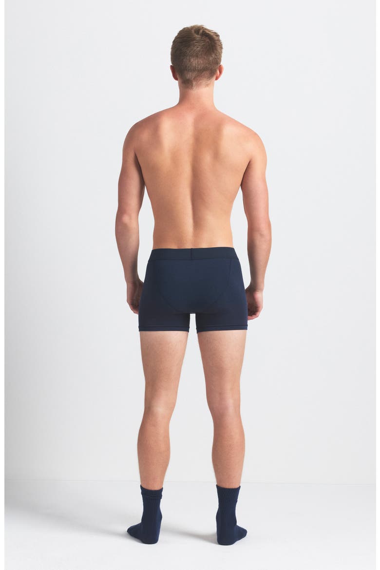 3-Pack 3-Inch Cotton & Modal Blend Boxer Briefs, Alternate, color, BLUE BLACK MULTI