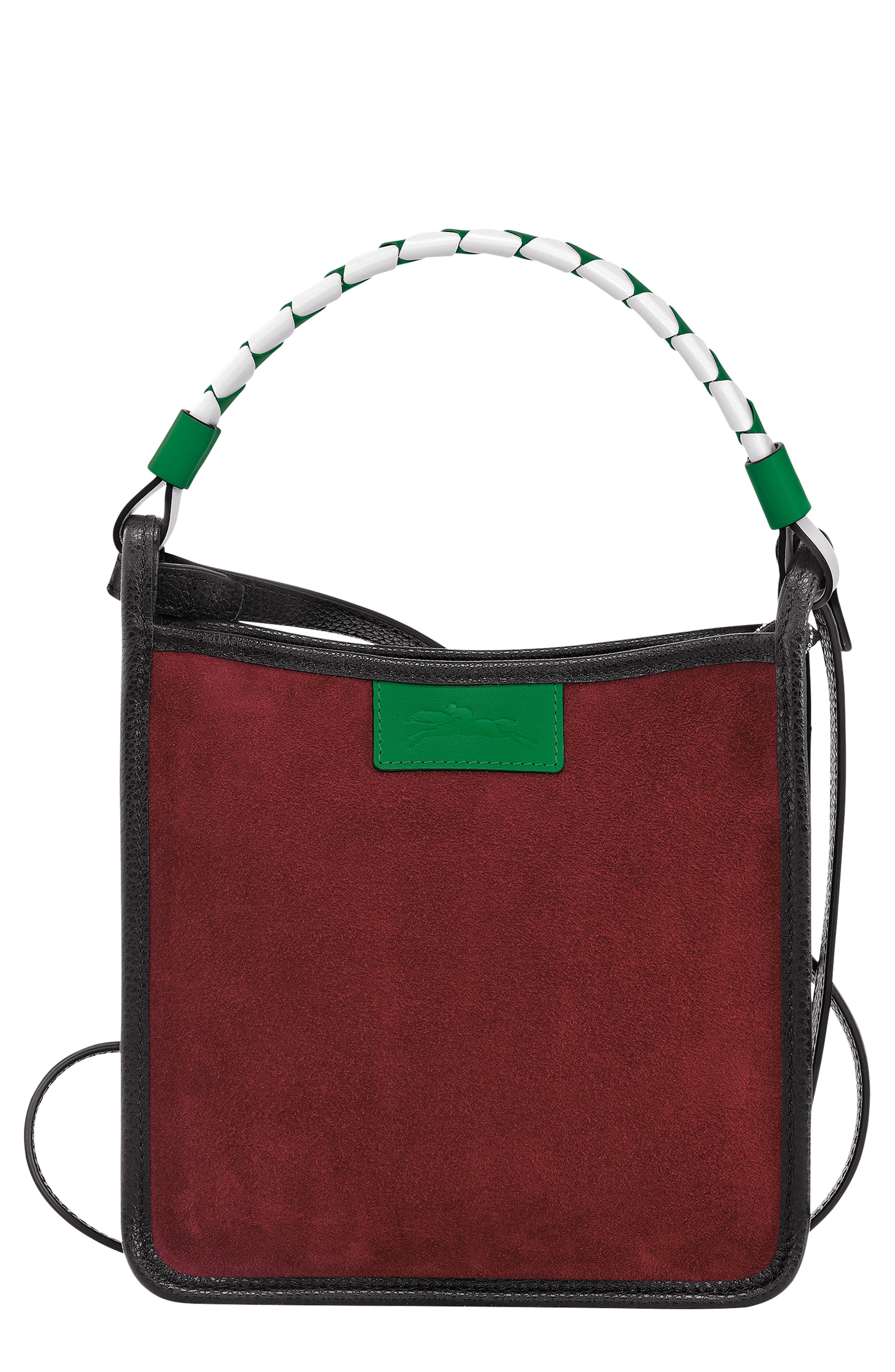 Le Foulonne DeBride Small Crossbody Bag, Main, color, MAHOGANY