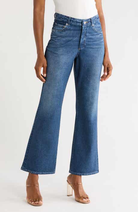 High Waist Flare Leg Jeans