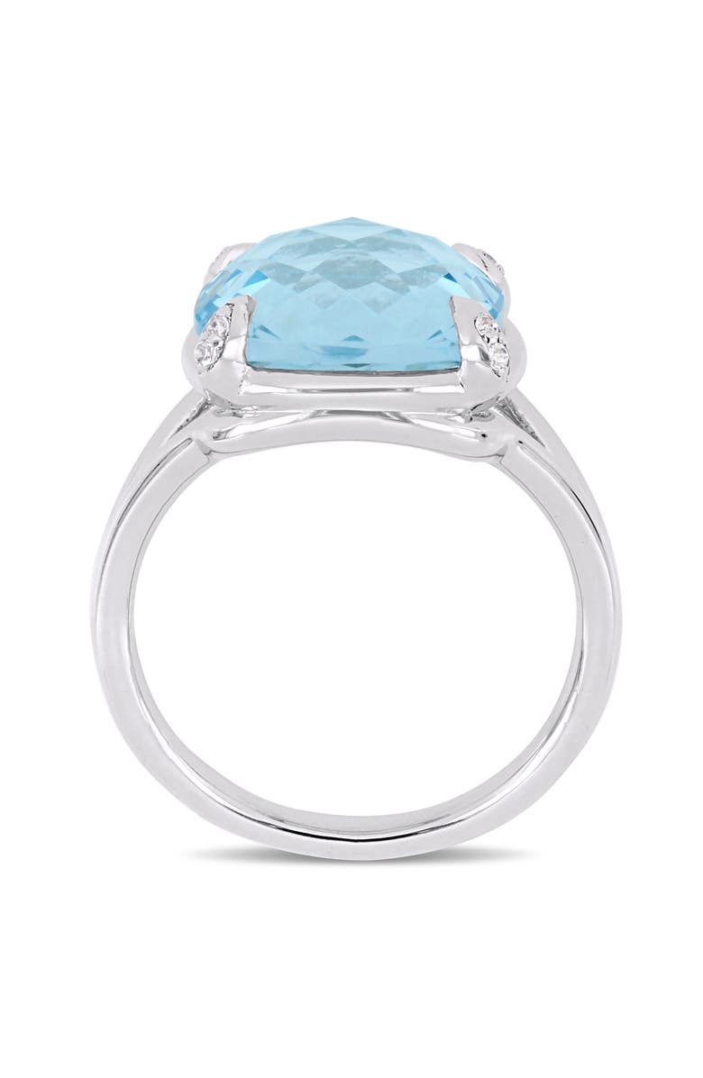 Julianna B. Blue & White Topaz Cocktail Ring, Alternate, color, Topaz