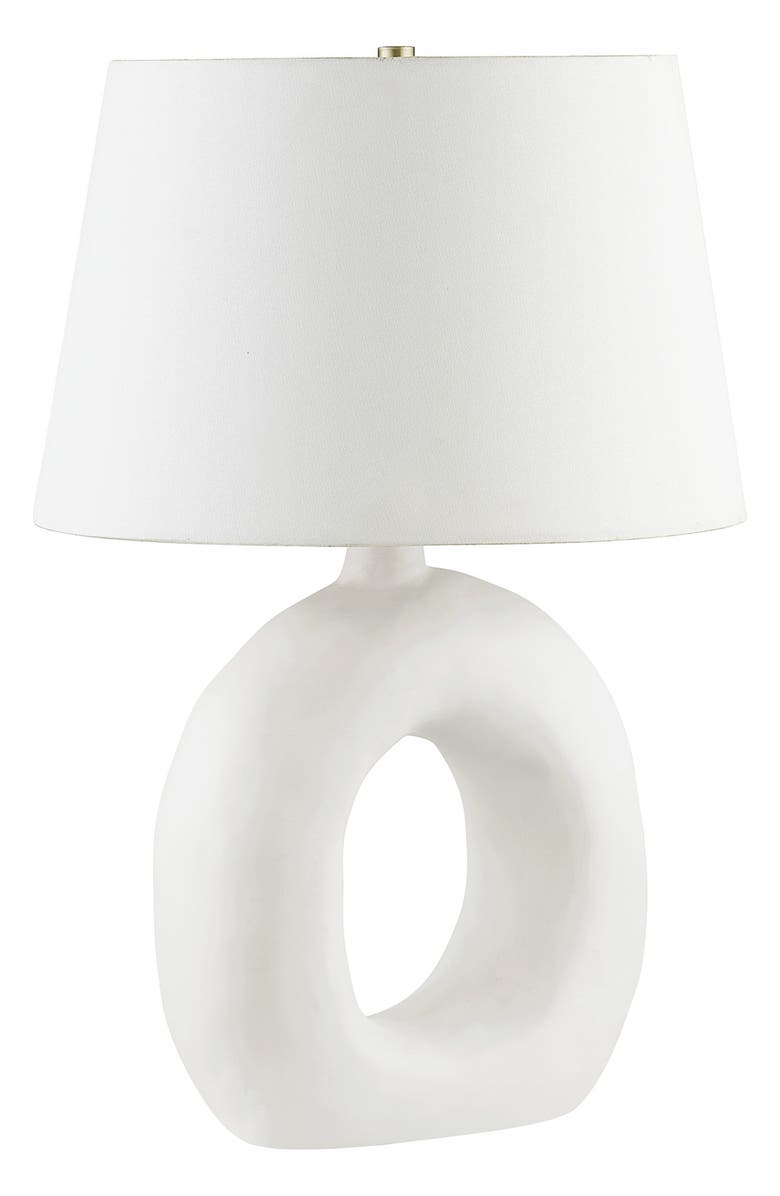 Renwil Kalahari Ceramic Table Lamp, Main, color, Matte Off-White