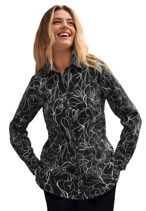 Stretch Poplin Shirt (Plus)