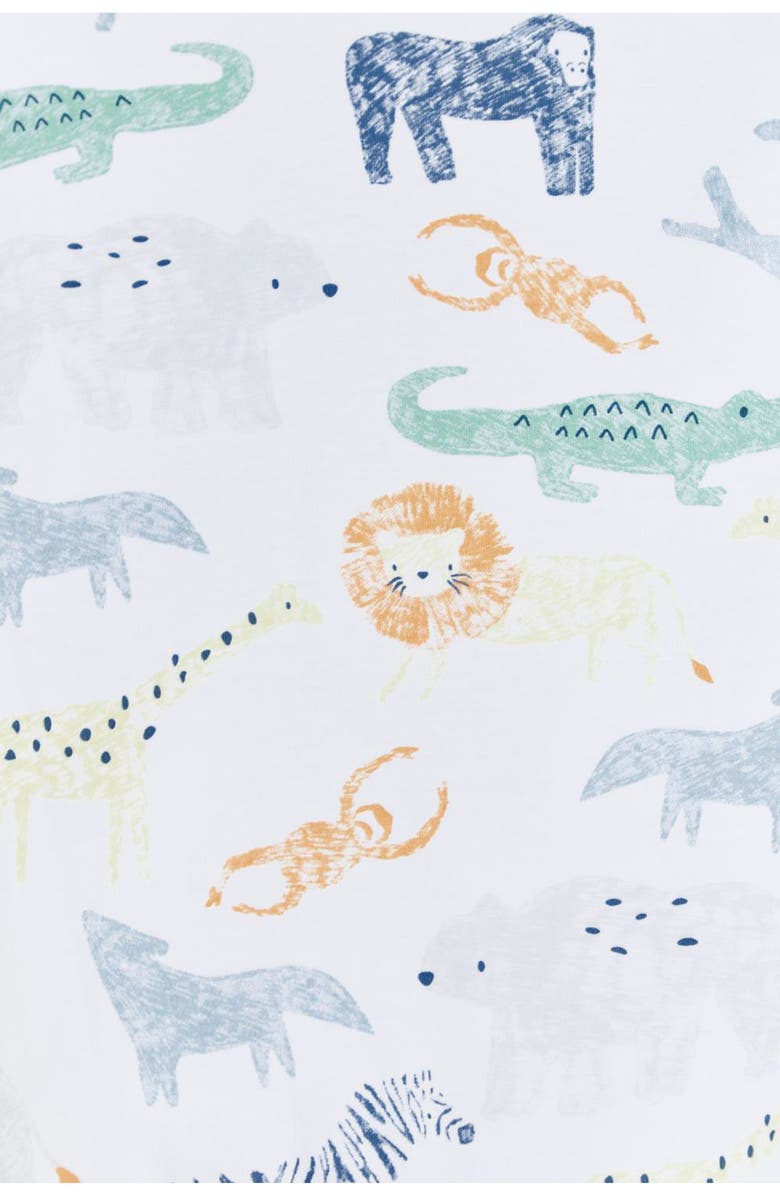 Babycottons Premium Peruvian Pima Cotton Kenya Footie Pajamas For Infant, Alternate, color, Multicolor