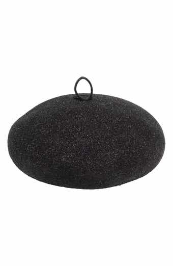 Faye Glitter Wool Beret