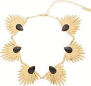 st. Moran Onyx Deco Statement Necklace