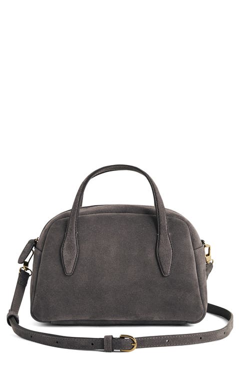 Medium Suede Crossbody Bag