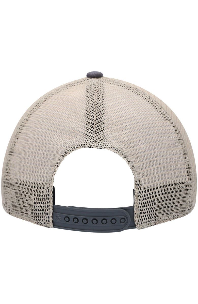 '47 Men's '47  Charcoal/Natural Washington Commanders 90th Season MVP Trucker Snapback Hat, Alternate, color, Charcoal