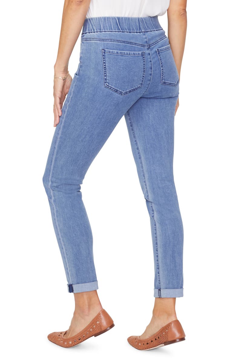 NYDJ Pull-On Rolled Cuff Skinny Ankle Jeans, Alternate, color, 