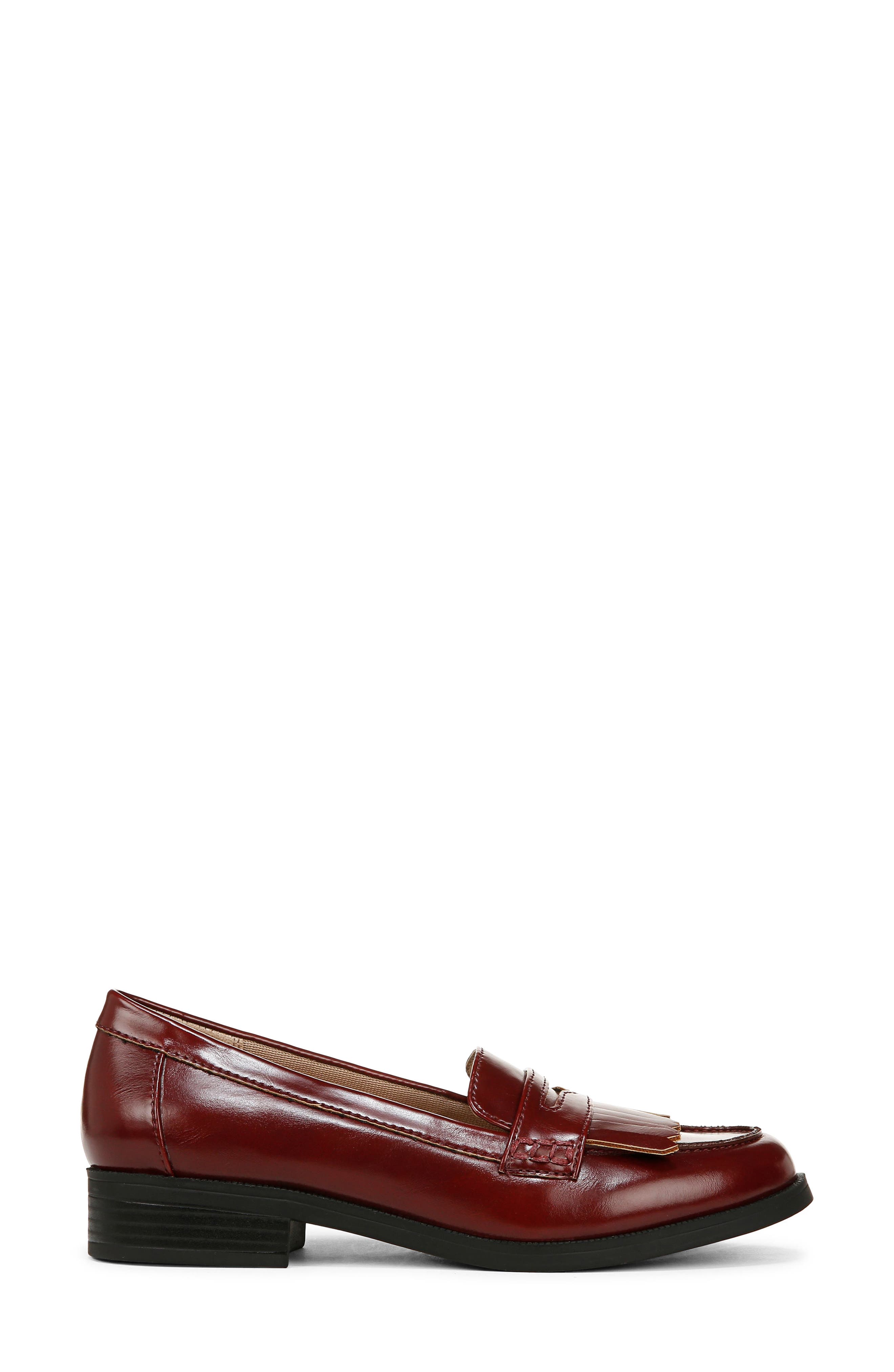 LifeStride Santana Fringe Loafer, Alternate, color, Wine