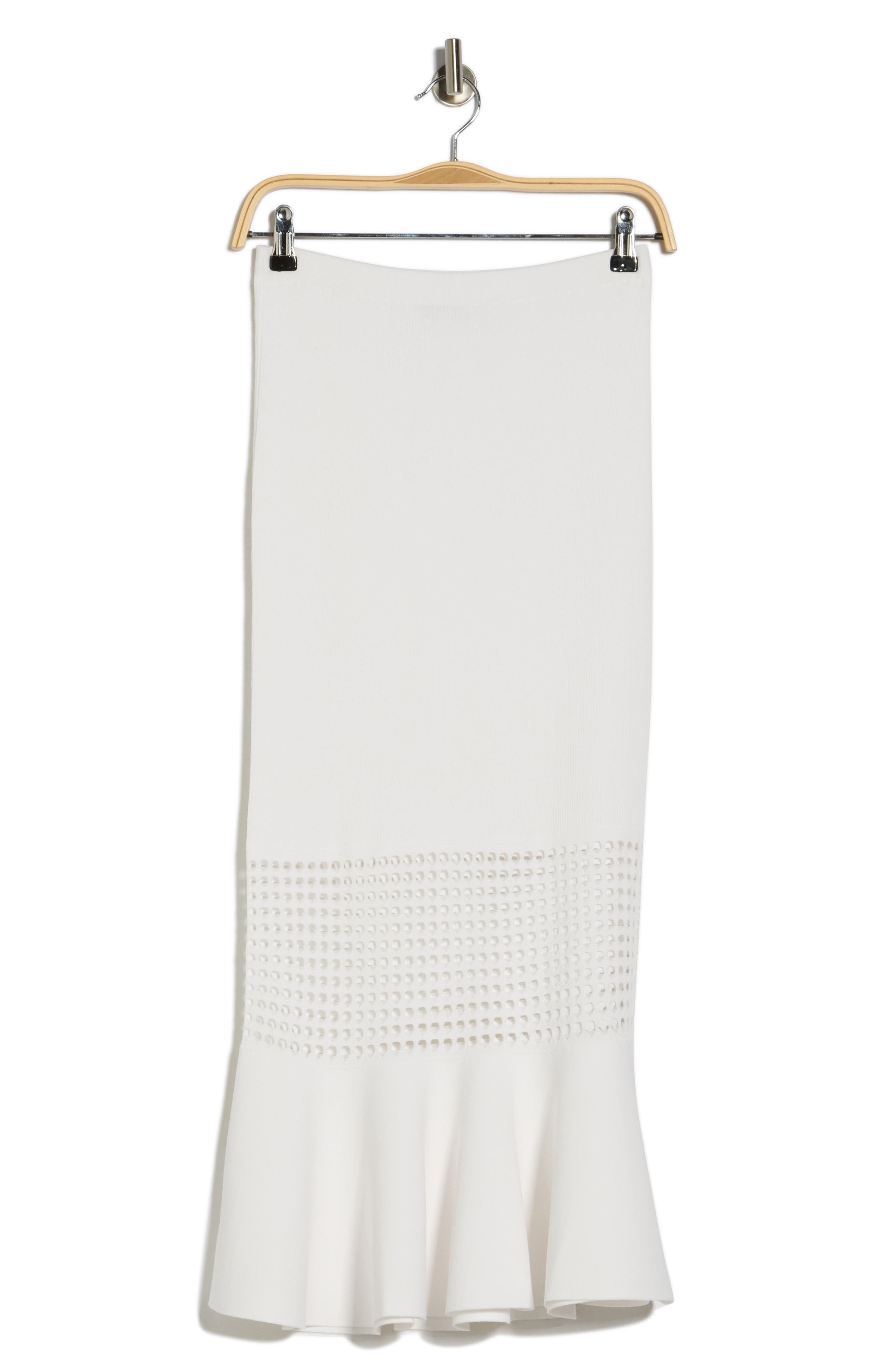 Diane von Furstenberg Georgia Eyelet Sweater Skirt