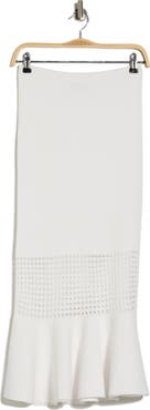 Diane von Furstenberg Georgia Eyelet Sweater Skirt
